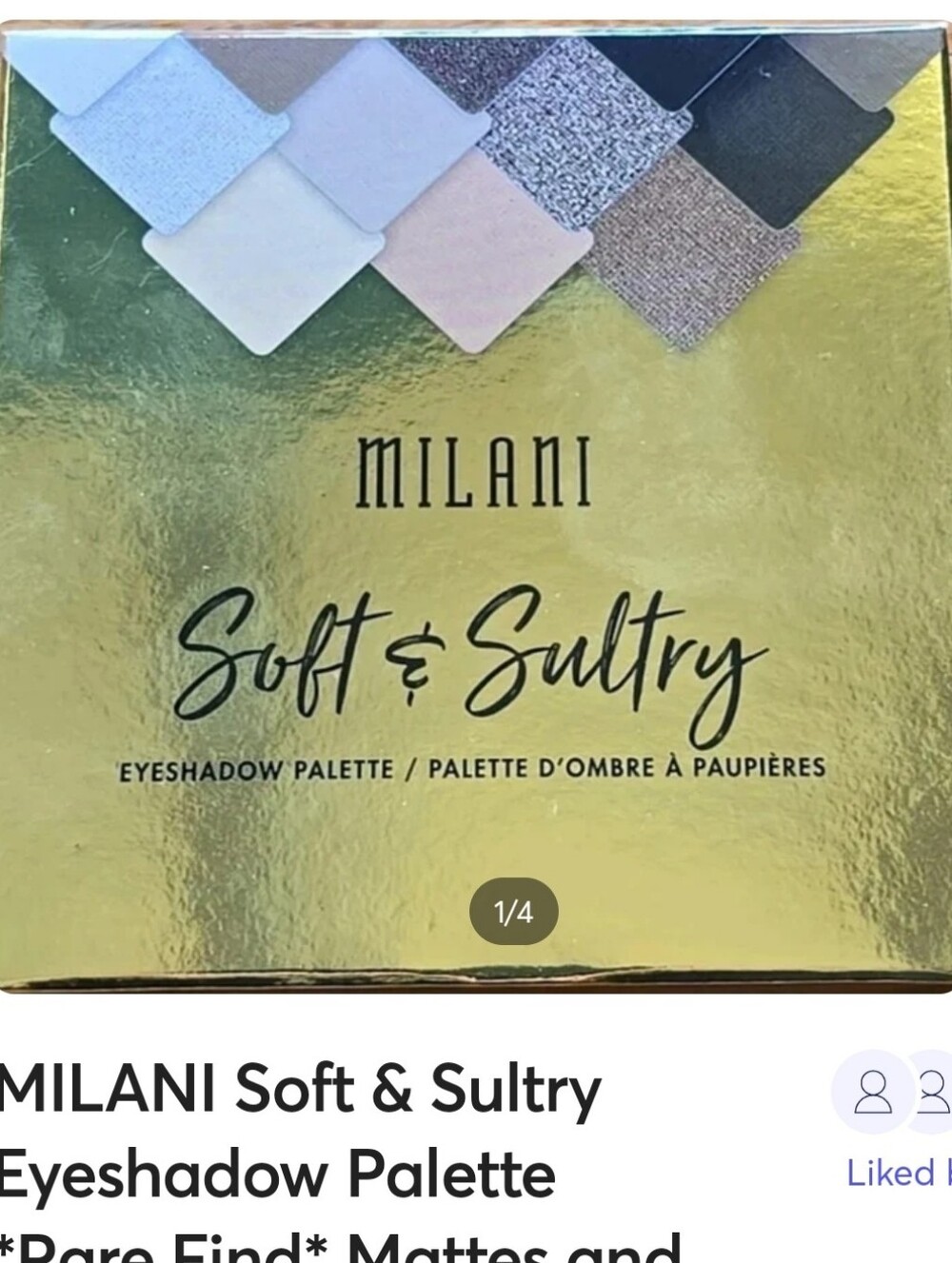 MILANI Soft & Sultry Eyeshadow *RARE FIND* Unopened